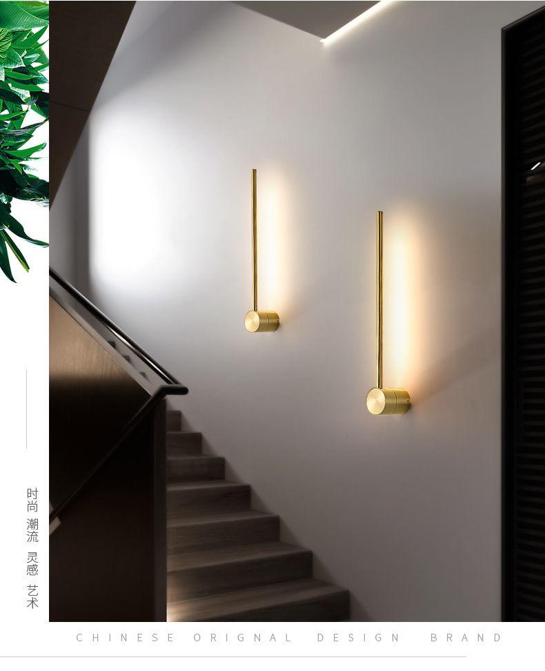 SAM led wall lamp (gold)