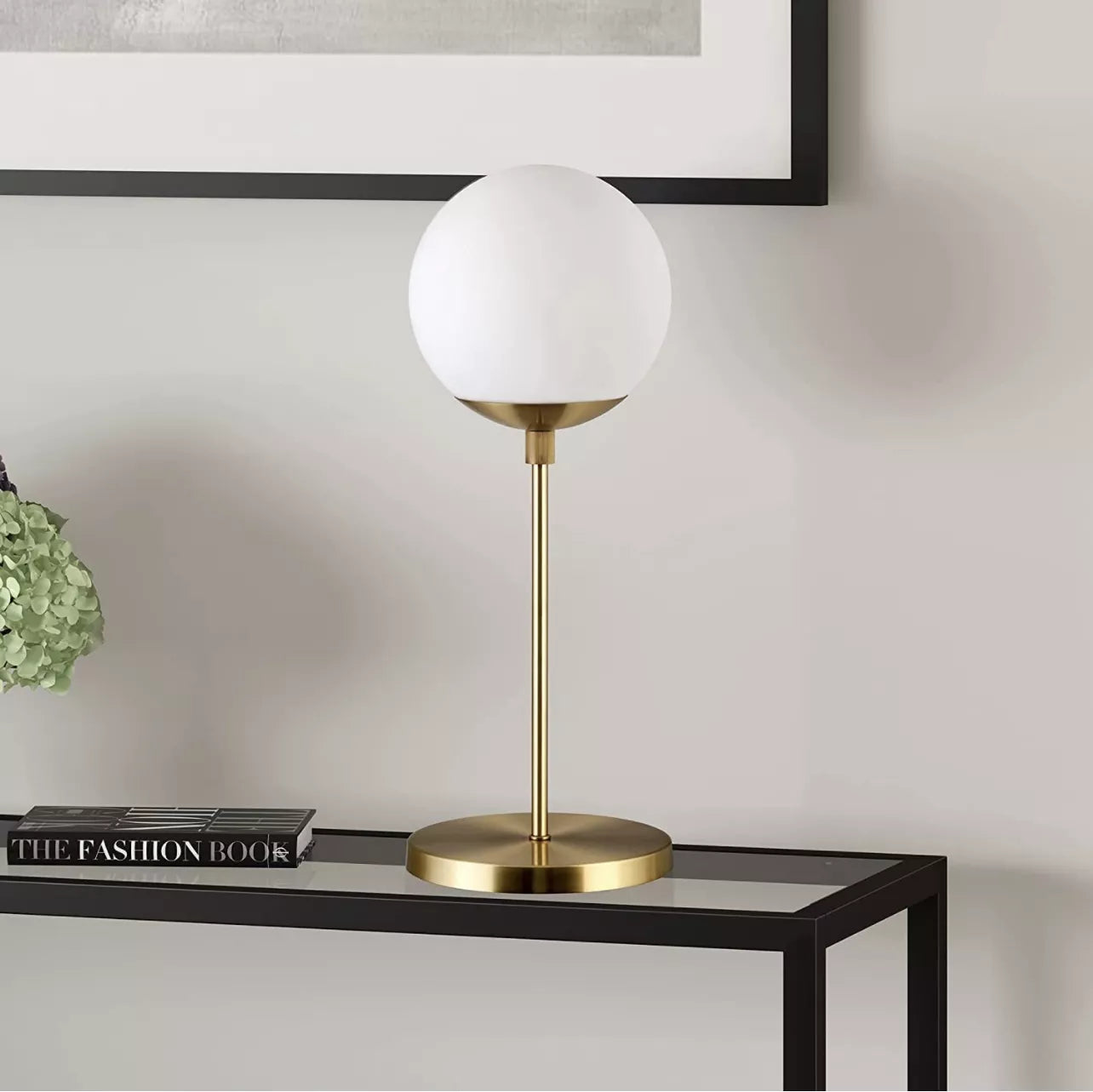 Single Table Lamp Gold