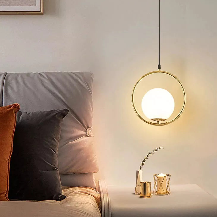 CIRCLE CELLING LIGHT GOLD
