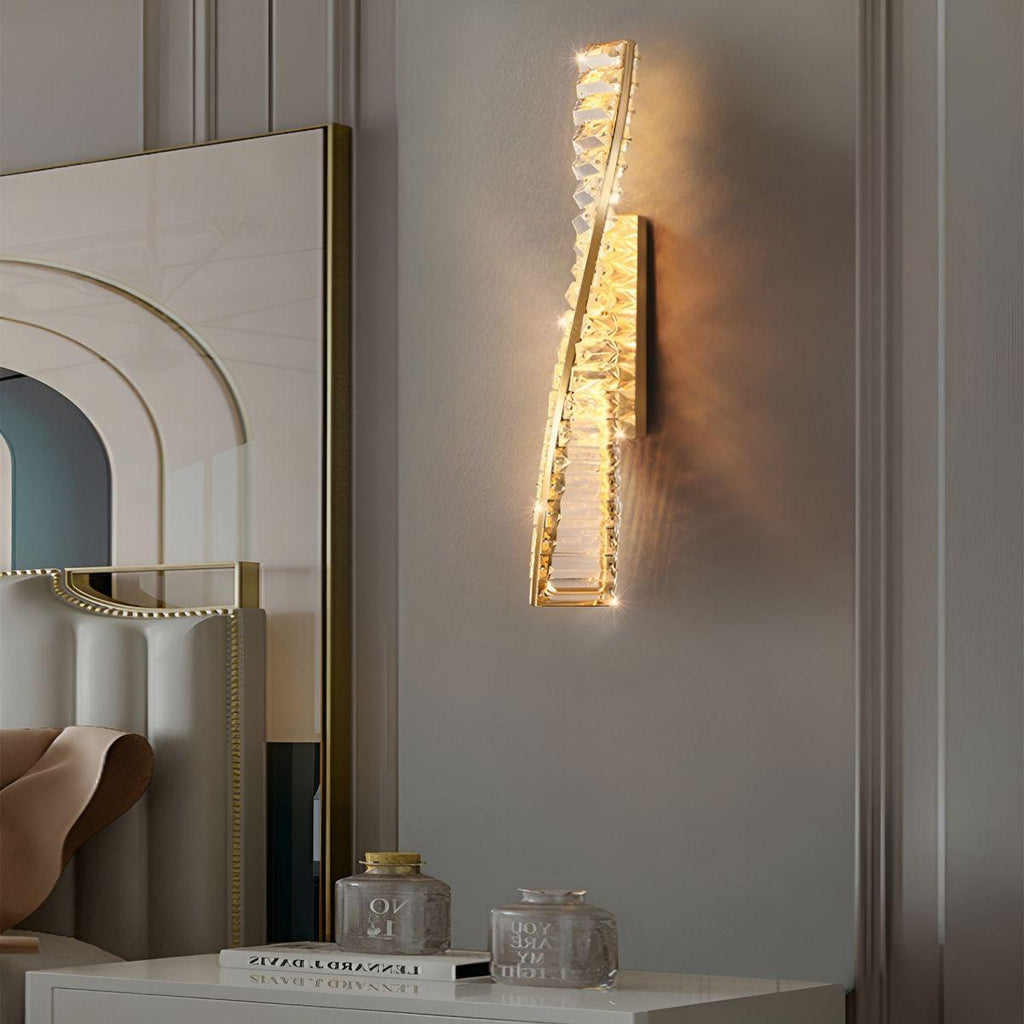 LUNA crystal wall lamp