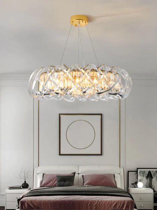 X crystal chandelier