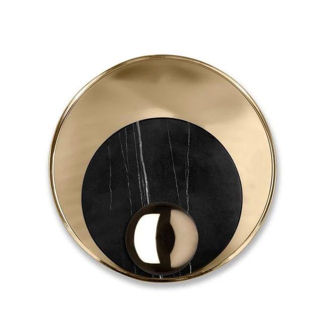 LAVA wall lamp (black&gold)