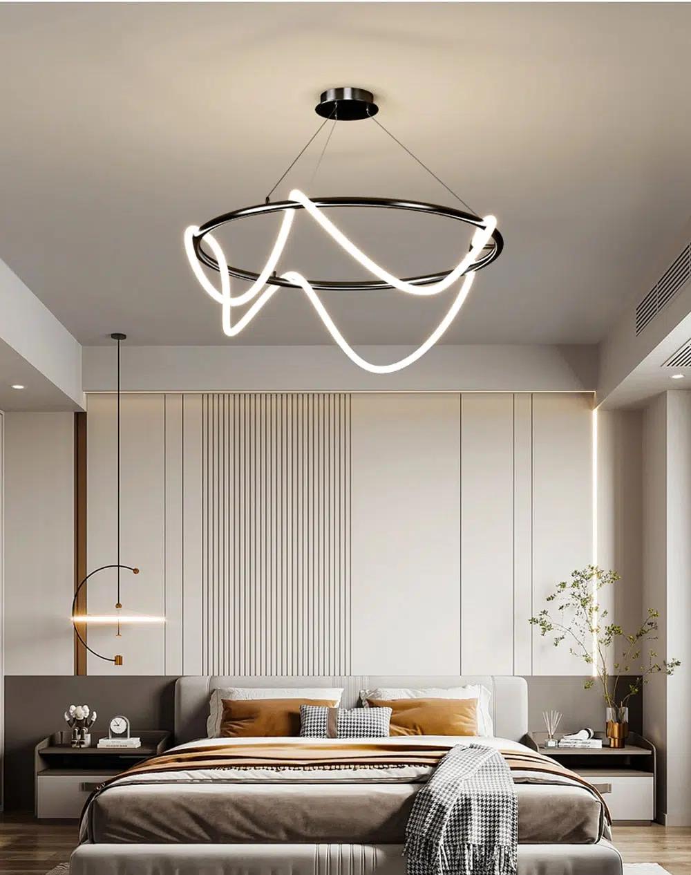 CIRCLE black chandelier