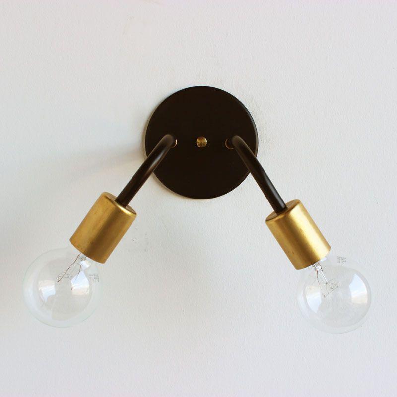 DOUBLE wall lamp (white&black)