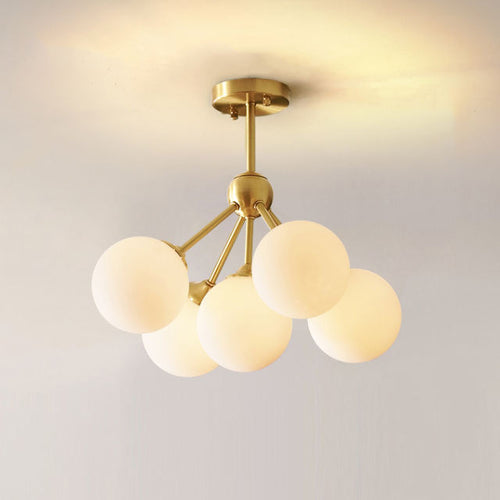 5 globe chandelier