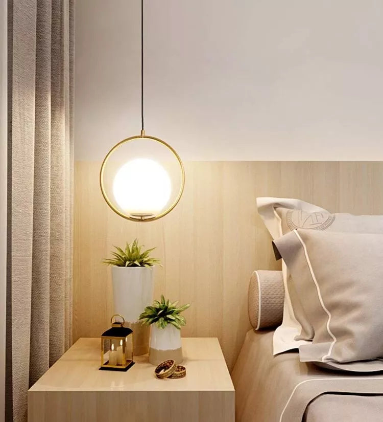 CIRCLE CELLING LIGHT GOLD