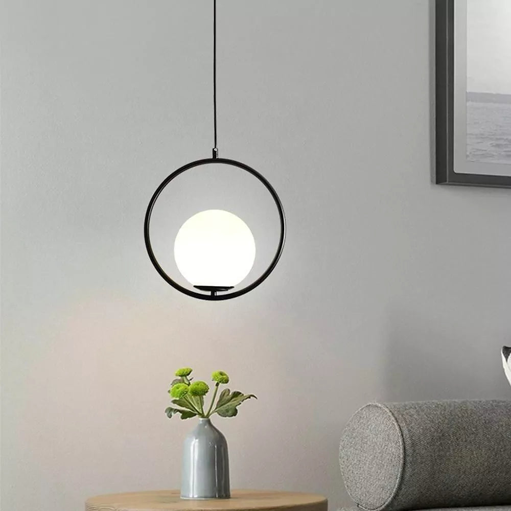 CIRCLE ceiling light black