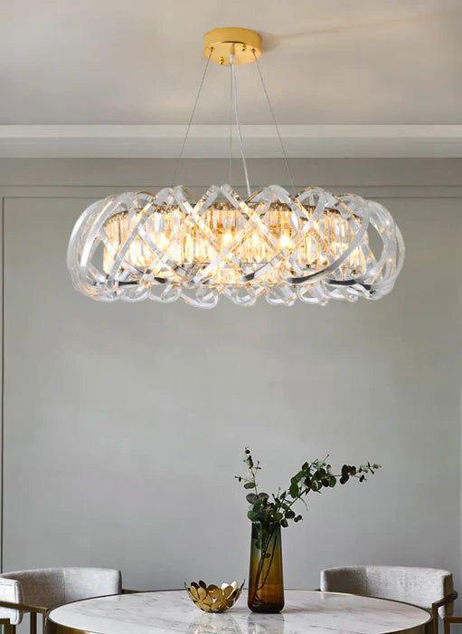 X crystal chandelier