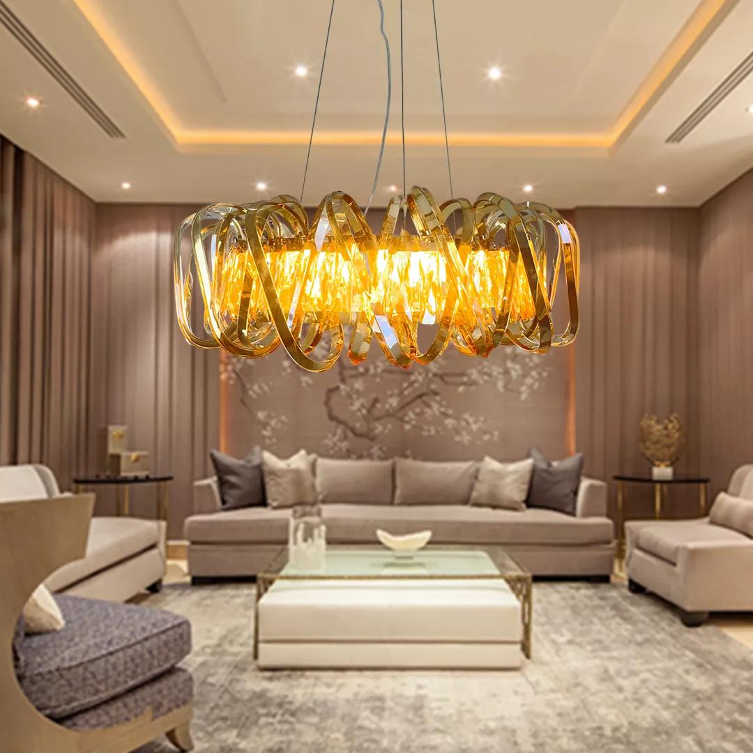 X crystal chandelier