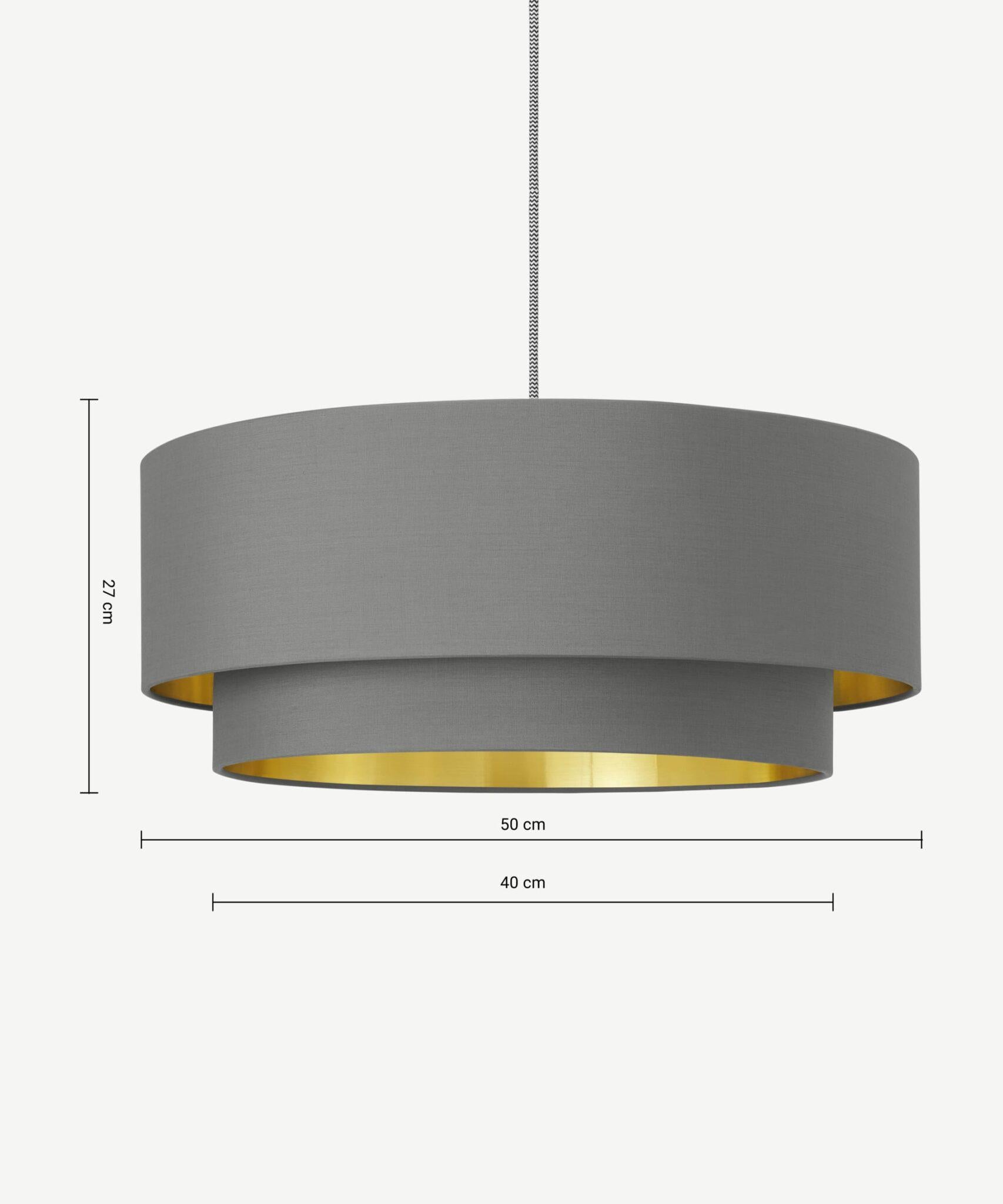 TALEN gray ceiling light