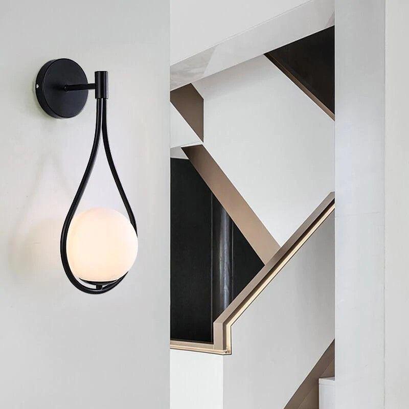 TANA black wall lamp